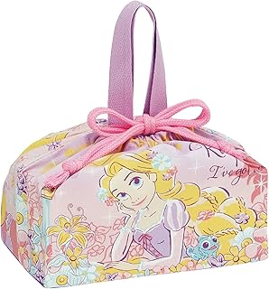 スケーター(Skater) お弁当袋 子供用 巾着 ランチバッグ 日本製 ディズニー 塔の上のラプンツェル 25 女の子 KB7-A