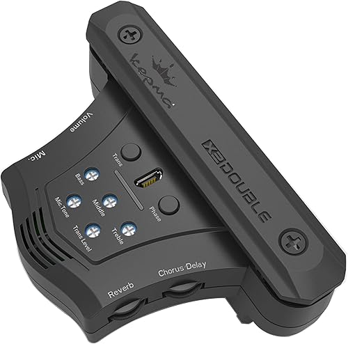Kepma AcoustiFex Go, pastilla de guitarra acústica, preamplificador y sistema de efectos