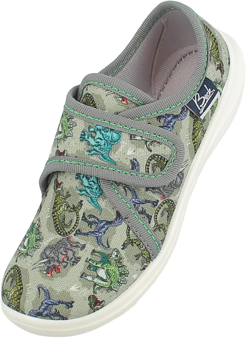 Beck Boys Saurier-3092 Slippers, khaki, 11.5 Little Kid