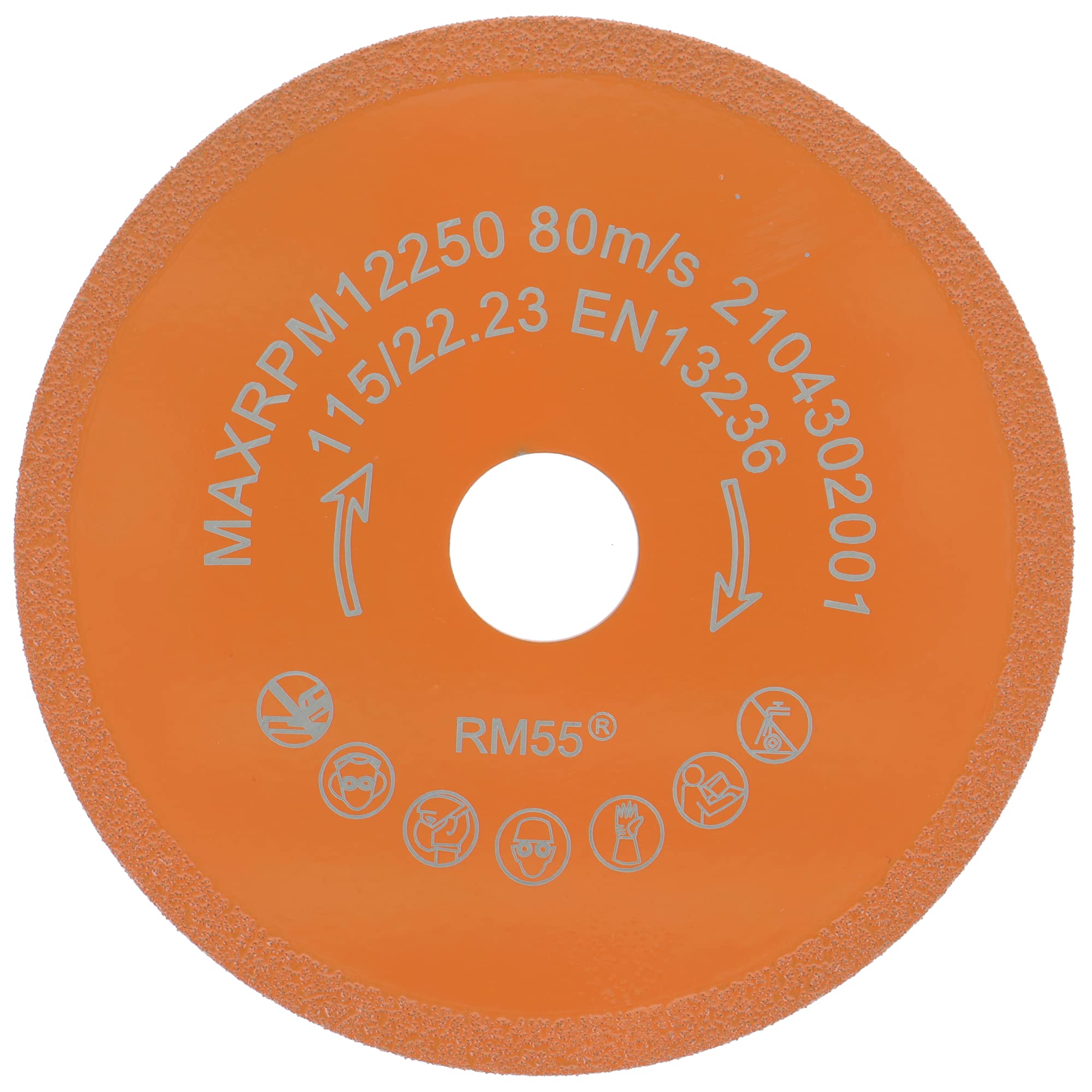 PRODIAMANT Diamentowa tarcza tnąca 115 mm x 22,23 mm M01 szkło płytki szklane mozaika diamentowa tarcza do cięcia płytek szklanych