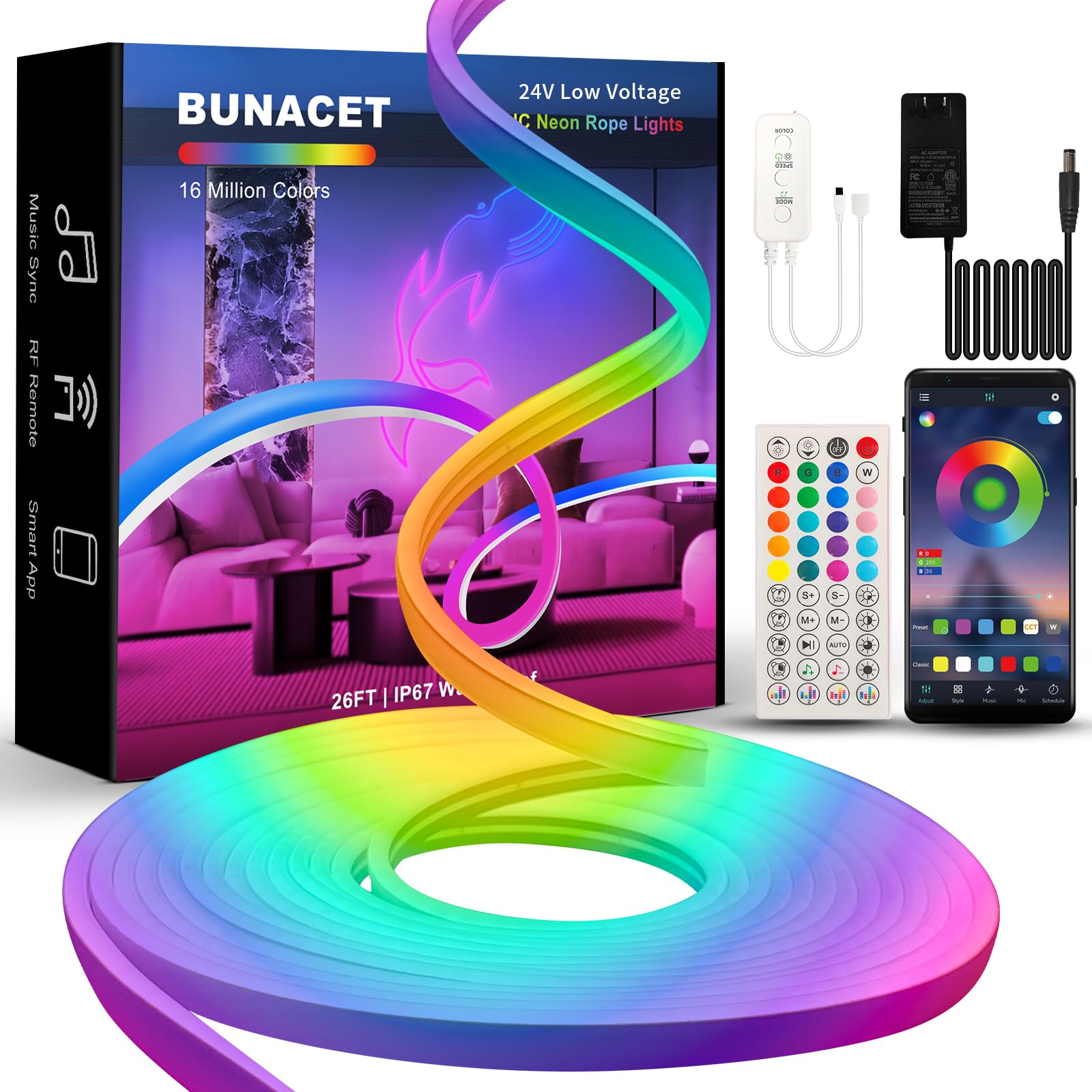 RGB LED ライト For kawasaki zx-14r zx14r 1400 LED Headlight Pilot Park Lights T10