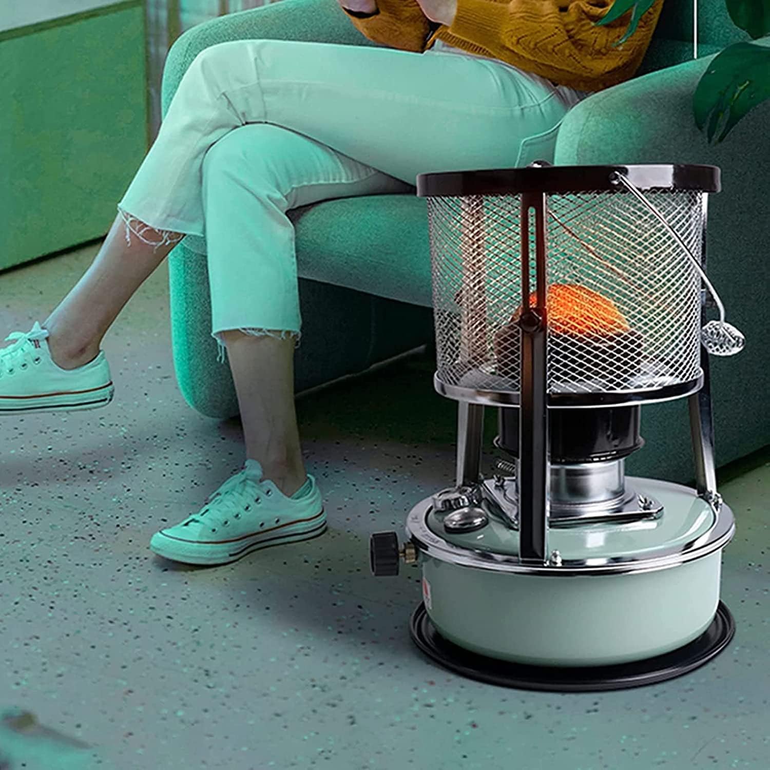 MingrXieh 9000 BTU/H Kerosene Stove Heater, 4.5L Kerosene Stove Burner