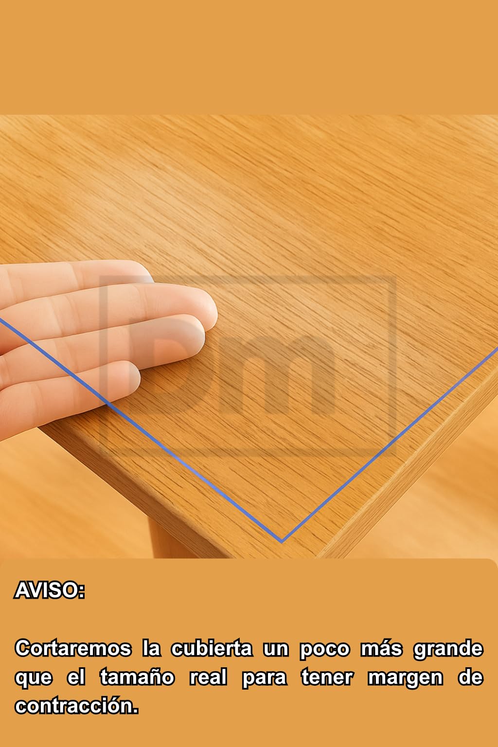 Mantel Transparente Impermeable PVC Rectangular Protector de Mesa Antimanchas Resistente al Calor Antideslizante para Cocina Comedor Oficina Interior Exterior 300x140cm