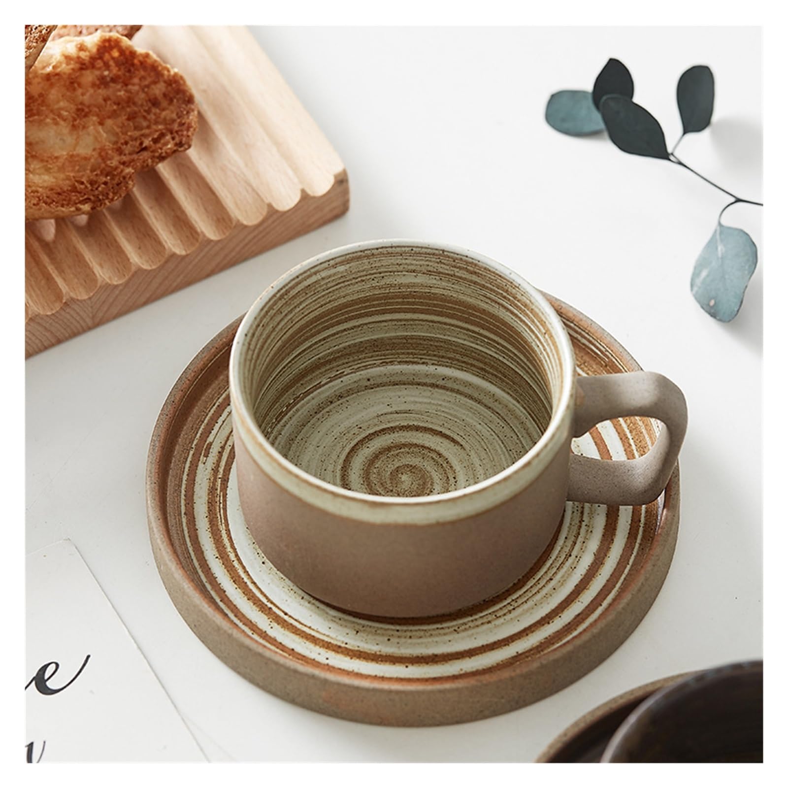 Tazas y Platos de café Taza de café Taza de cerámica con platillo Taza Taza Taza Taza de Agua Taza de té(Hand Painted)
