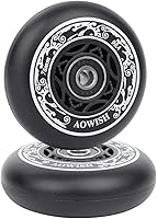 Vista 1 de Ruedas Ripsurf 90a de 2.992 in con rodamientos ABEC-9 para RipStik DLX Caster Board, Deluxe Junior Skateboard, 2 ruedas pivotantes, patineta