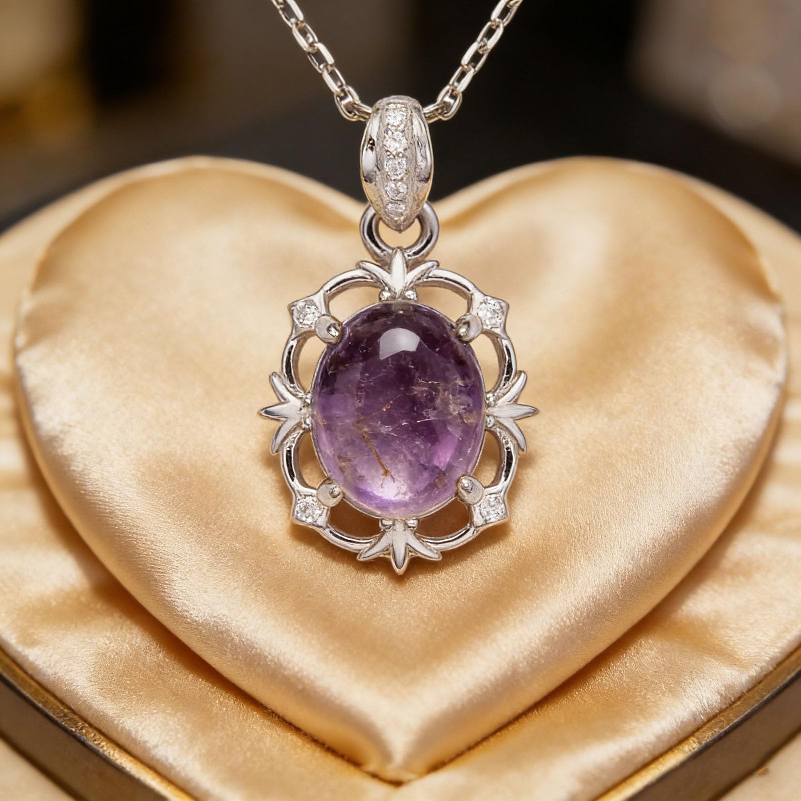 Collar de ópalo de amatista de cuarzo rosa natural – Joyería de cristal de tres piedras con cadena ajustable, regalo de piedras preciosas iridiscentes rosa púrpura para mujeres,Multi colored,A