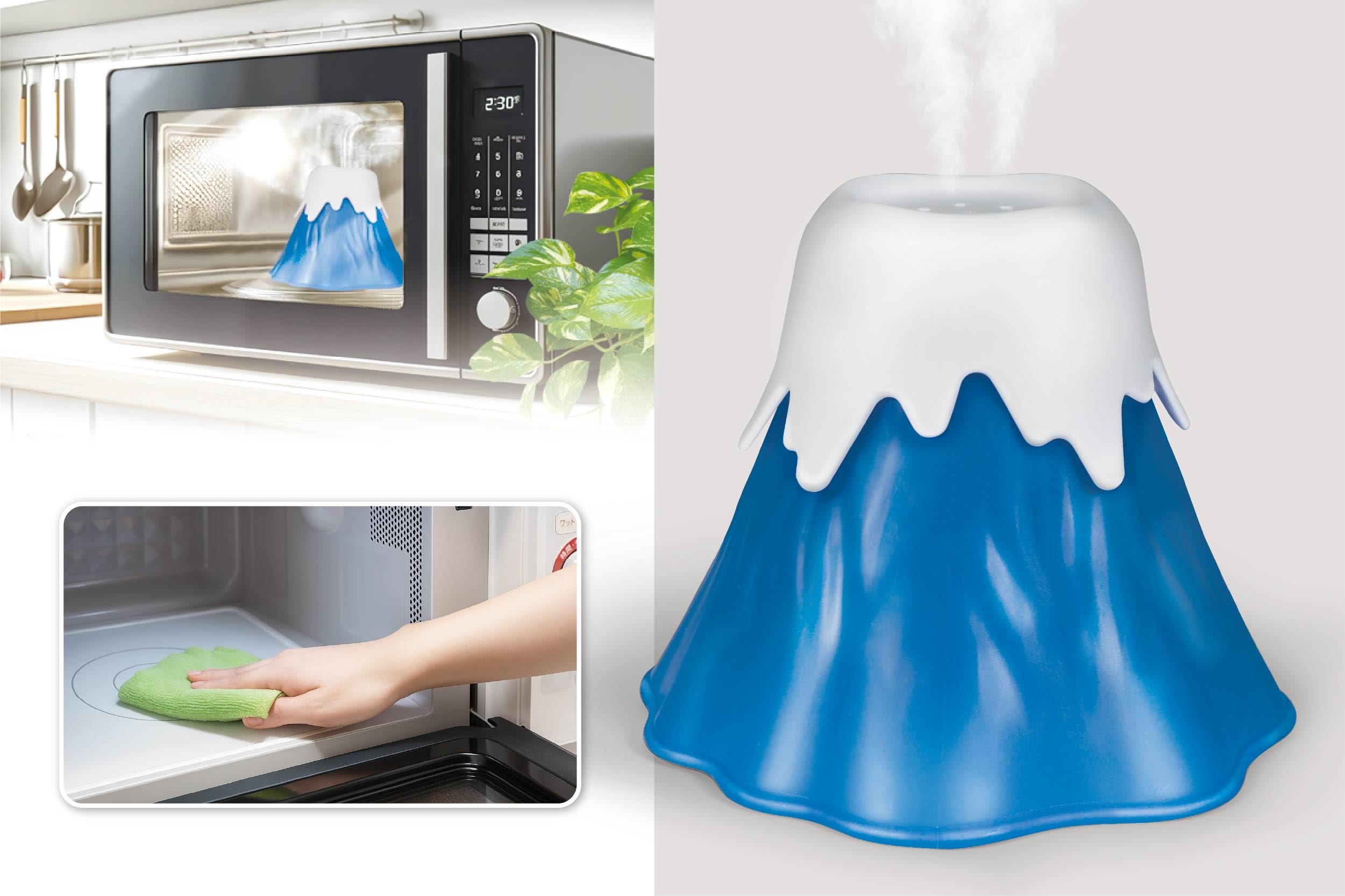 Amazon.co.jp : 電子レンジがキレイになるスチーム富士山