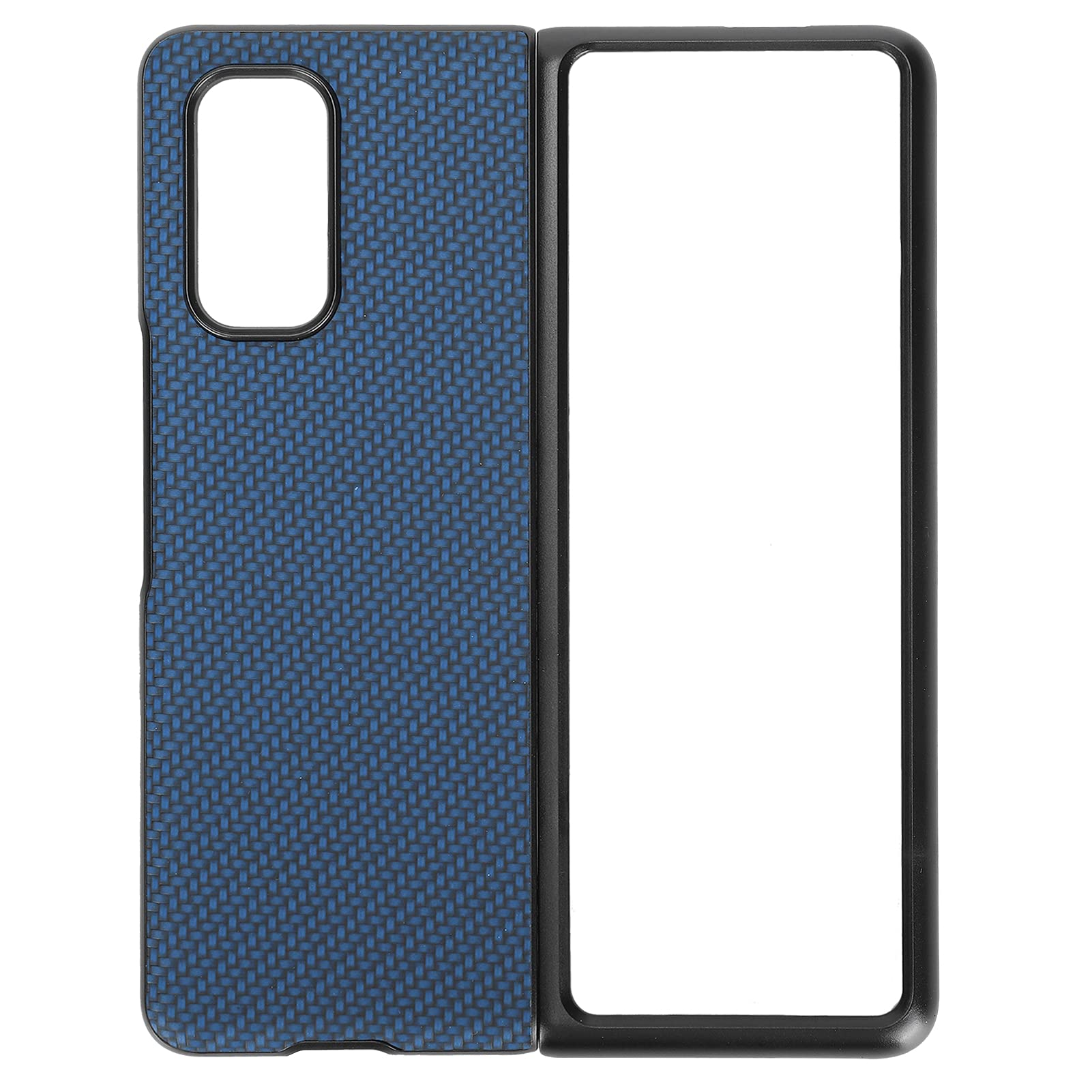 Cocoarm Fibra di Carbonio Texture Custodia per Xiaomi MIX FOLD (BLUE)