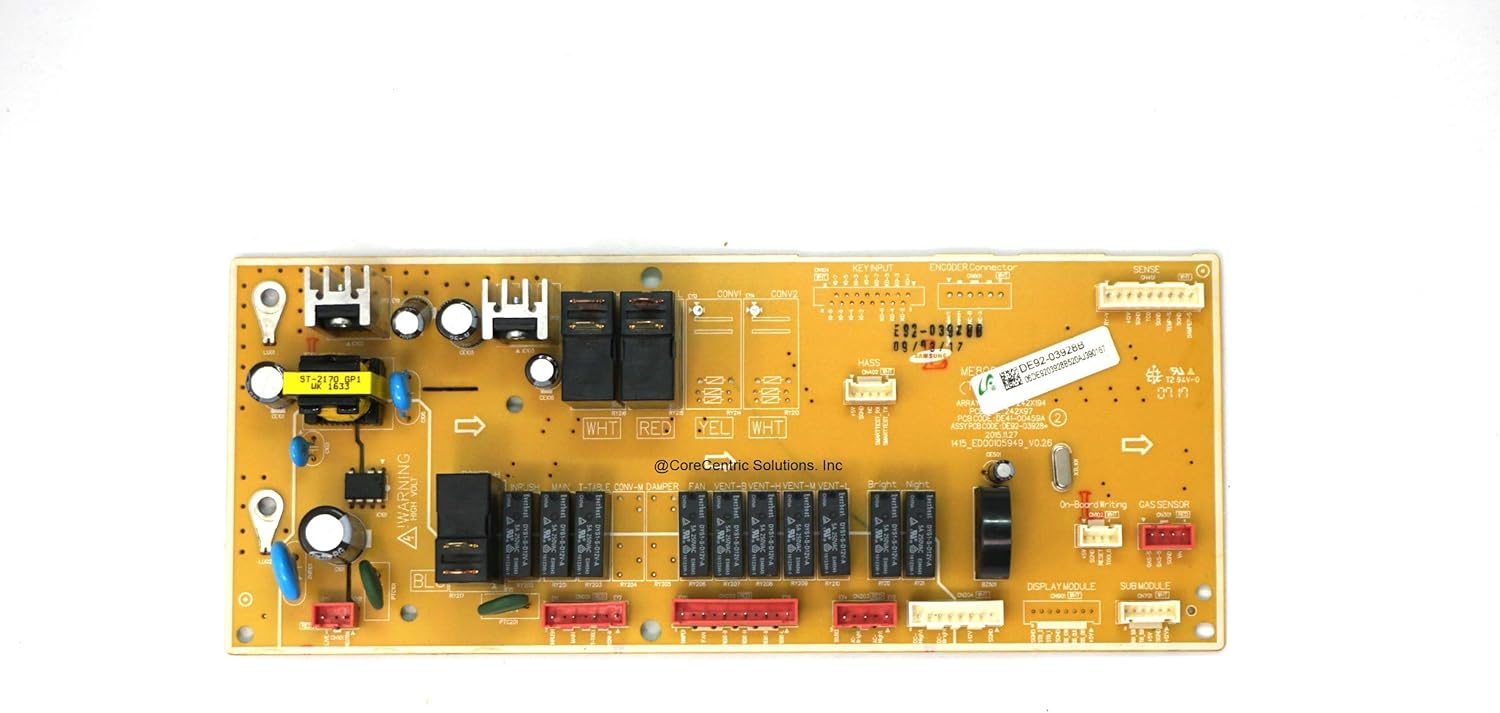 CoreCentric Remanufactured Microwave Control Board Assembly Replacement for Samsung DE94-03634B