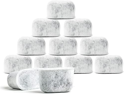 Paquete de 12 filtros de agua de repuesto compatibles con Breville BWF100, filtros de carbón activado prémium para todas las cafeteras Breville y