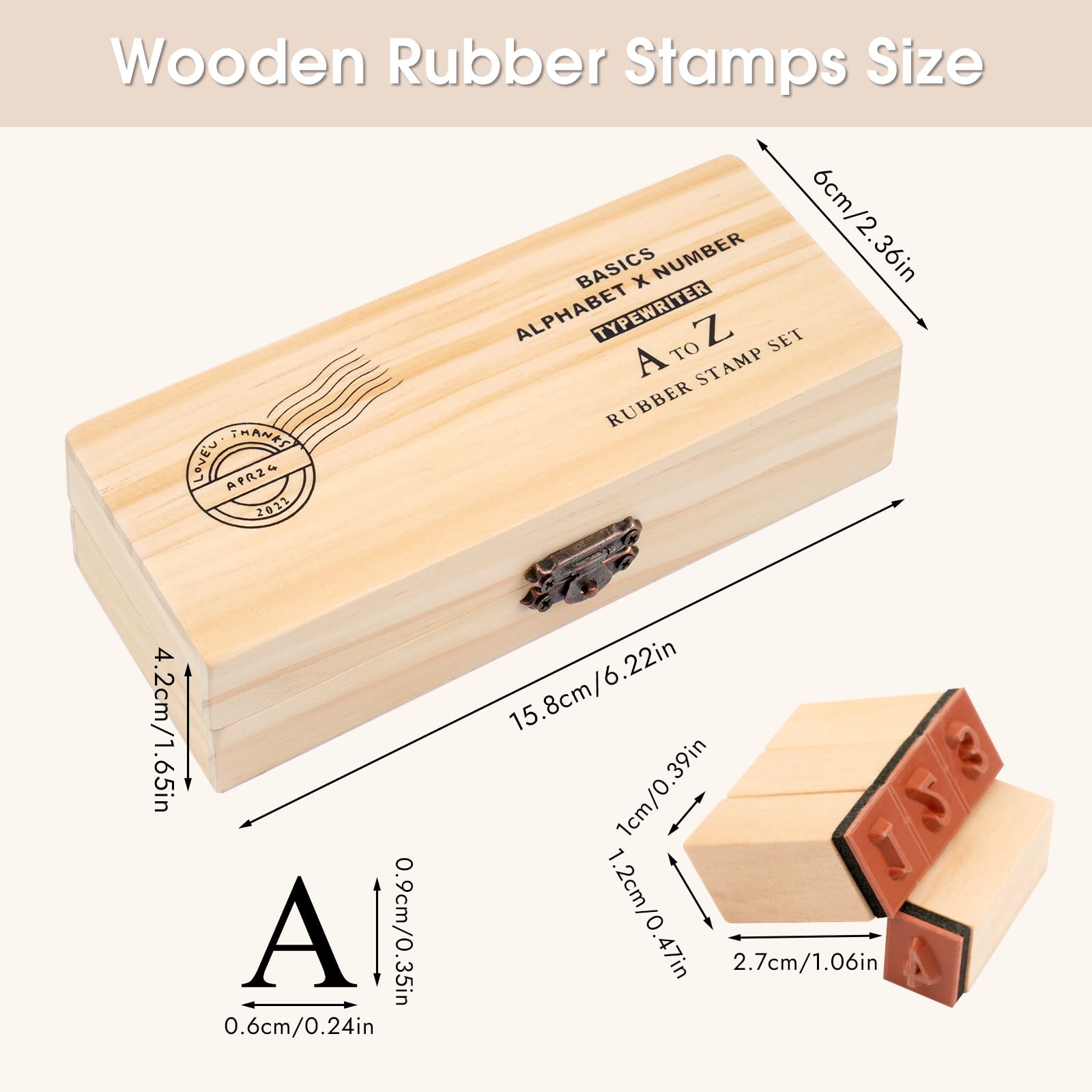 42 Letter Stamps - Scrapbooking & DIY -2