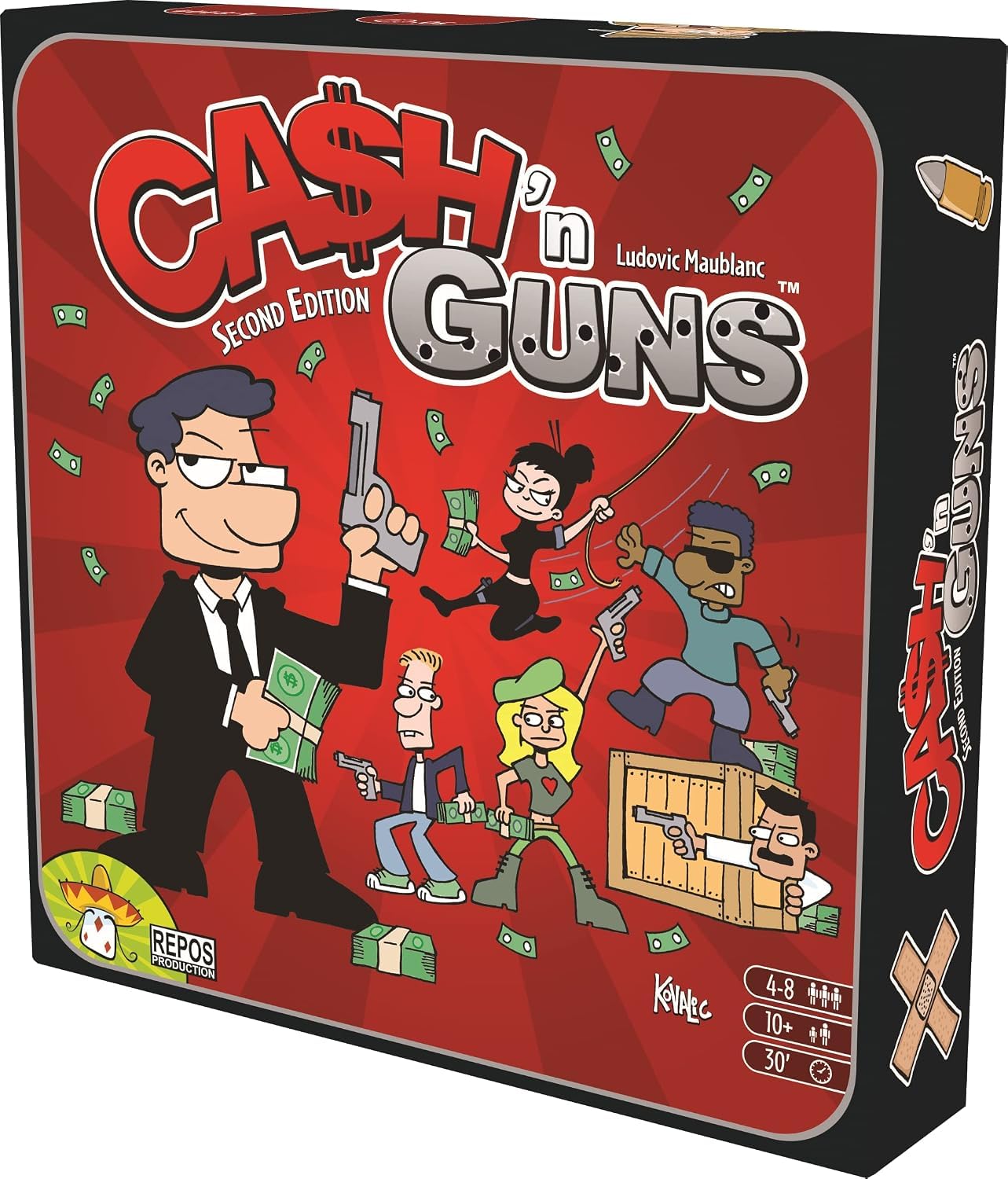 #76 — Repos Production ASMCG-EN02 CG02 Cash N' Guns Second Edition
