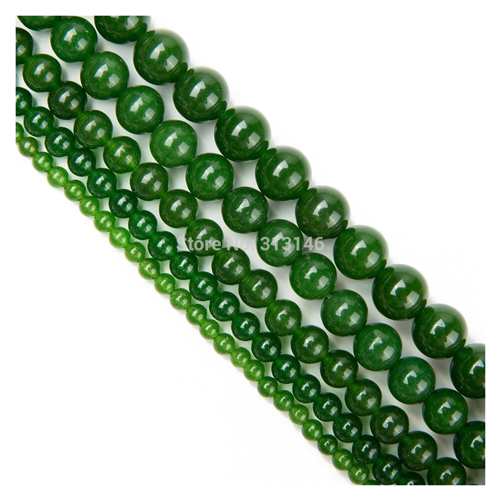 Perline Di Pietra Preziosa Rotonda Liscia Opaca (naturale) Di - Foto 5