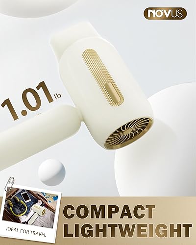 Miniatura 6 de Secador de pelo con difusor de secado rápido y ligero para suave, brillante, 2 ajustes de calor y velocidad profesional secador de pelo para todo