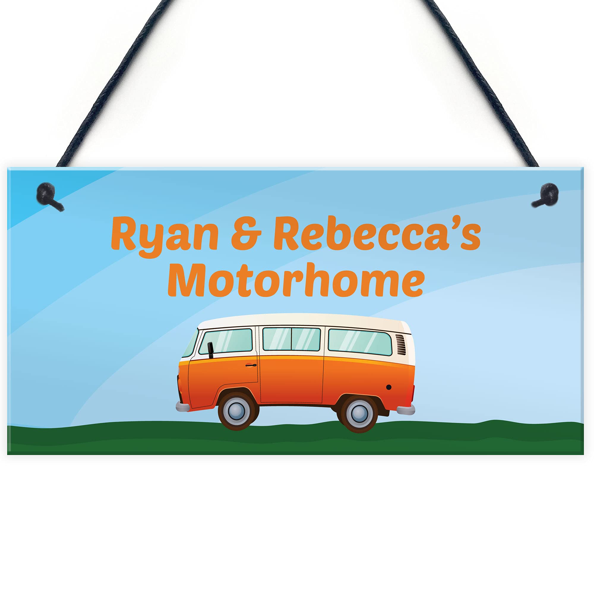 PERSONALISED Motorhome Sign Caravan Accessories Gift For Friend Keespake