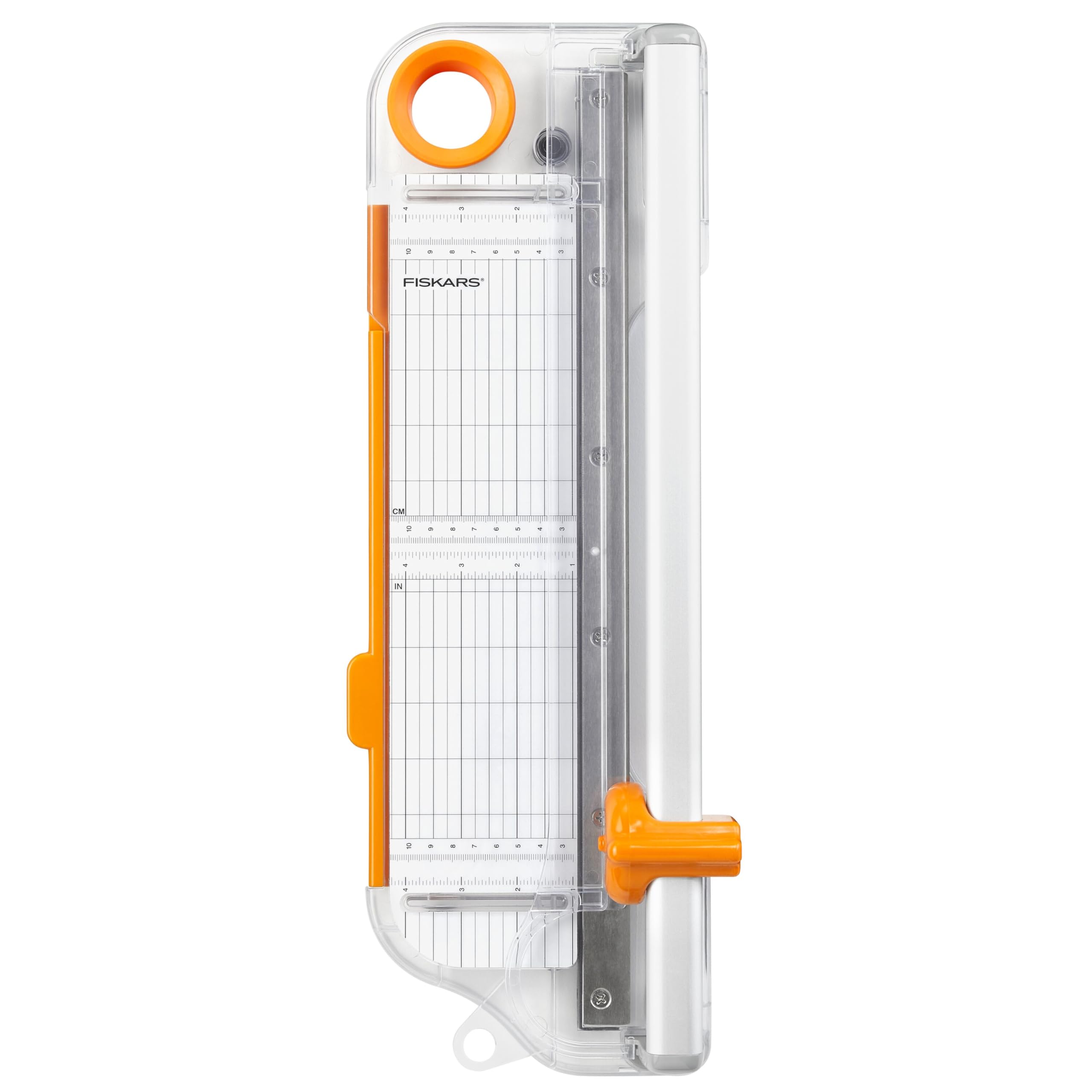 Fiskars Recortadora giratoria de papel de 12 pulgadas, hoja autoafilable