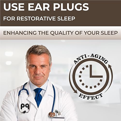 Miniatura 8 de Peace&Quiet Tapones para los oídos de cera para dormir, nadar, 50 tapones de cera de gel de silicona con cancelación de ruido para dormir y