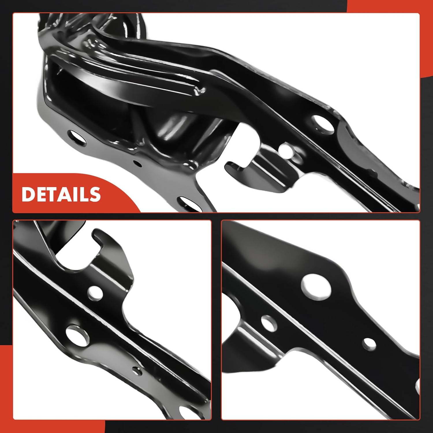 A-Premium Driver and Passenger Hood Hinges Compatible with Lexus RX330 2004-2006, RX350 2007-2009, RX400H 2006-2008, Set of 2 Front Left and Right Side Hood Hinges, Replace# 5342048030, 5341048030