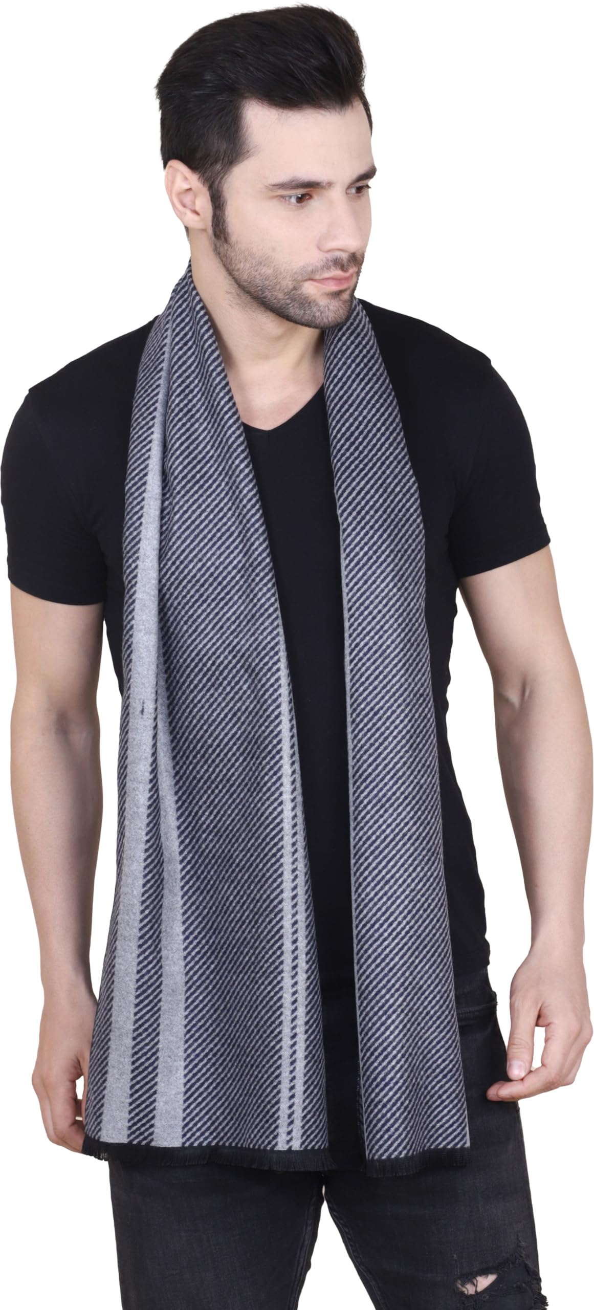 cazzano Men Muffler Maron Printed Casual For Better Looking Men Pack of 1-picture-21