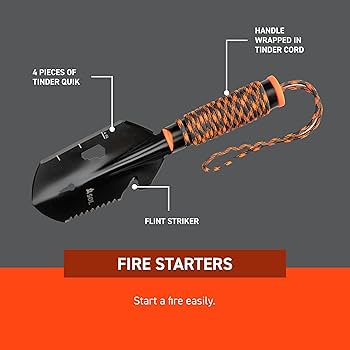 Amazon.com: SOL Survive Outdoors Longer Stoke Folding Shovel, Grey