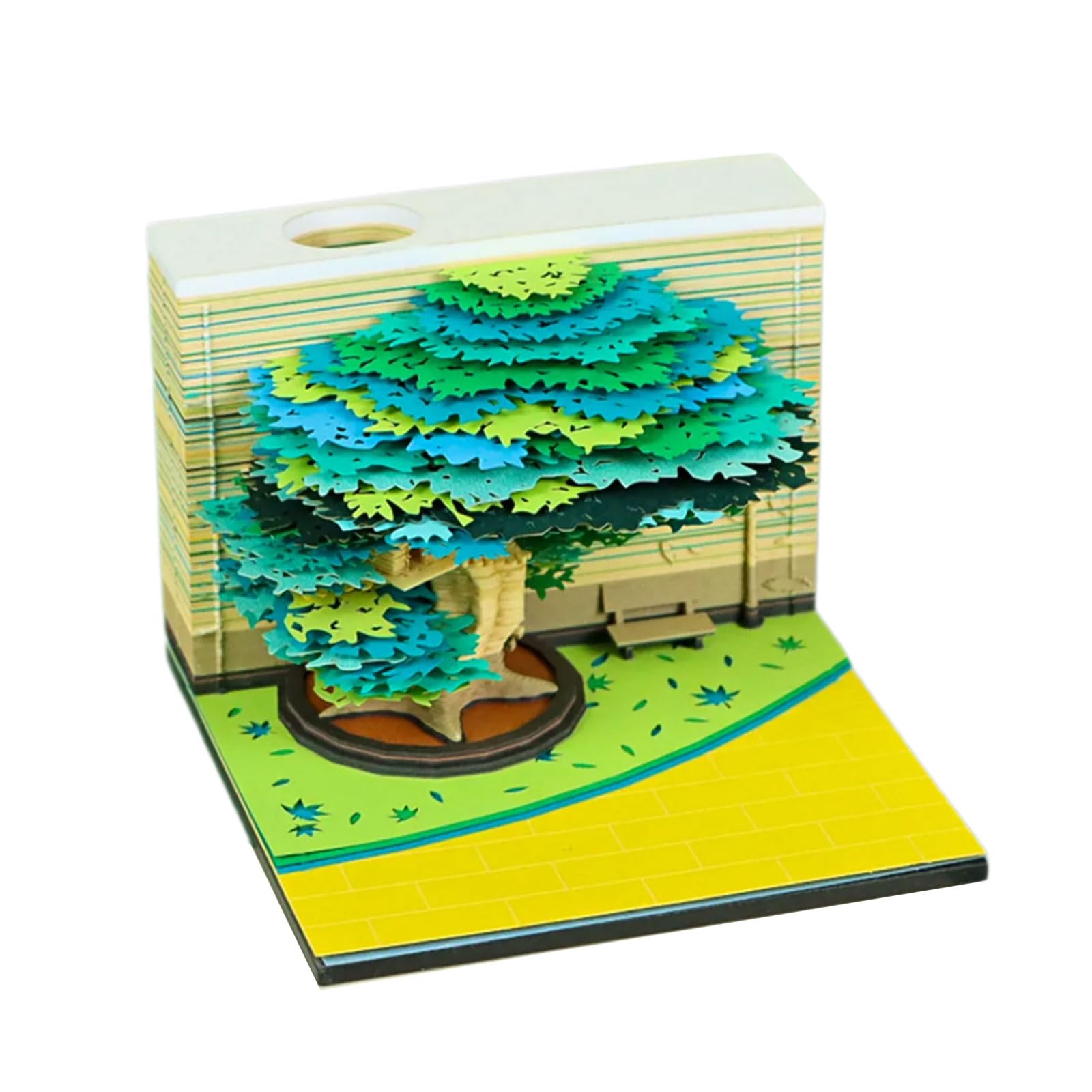 Planificador Semanal Único Twenty Twenty Six Calendario Con Esculturas De Madera Floreciente Paneles Notas Para Aumentar La Productividad Decoración Escritorio Bloc Notas Luz