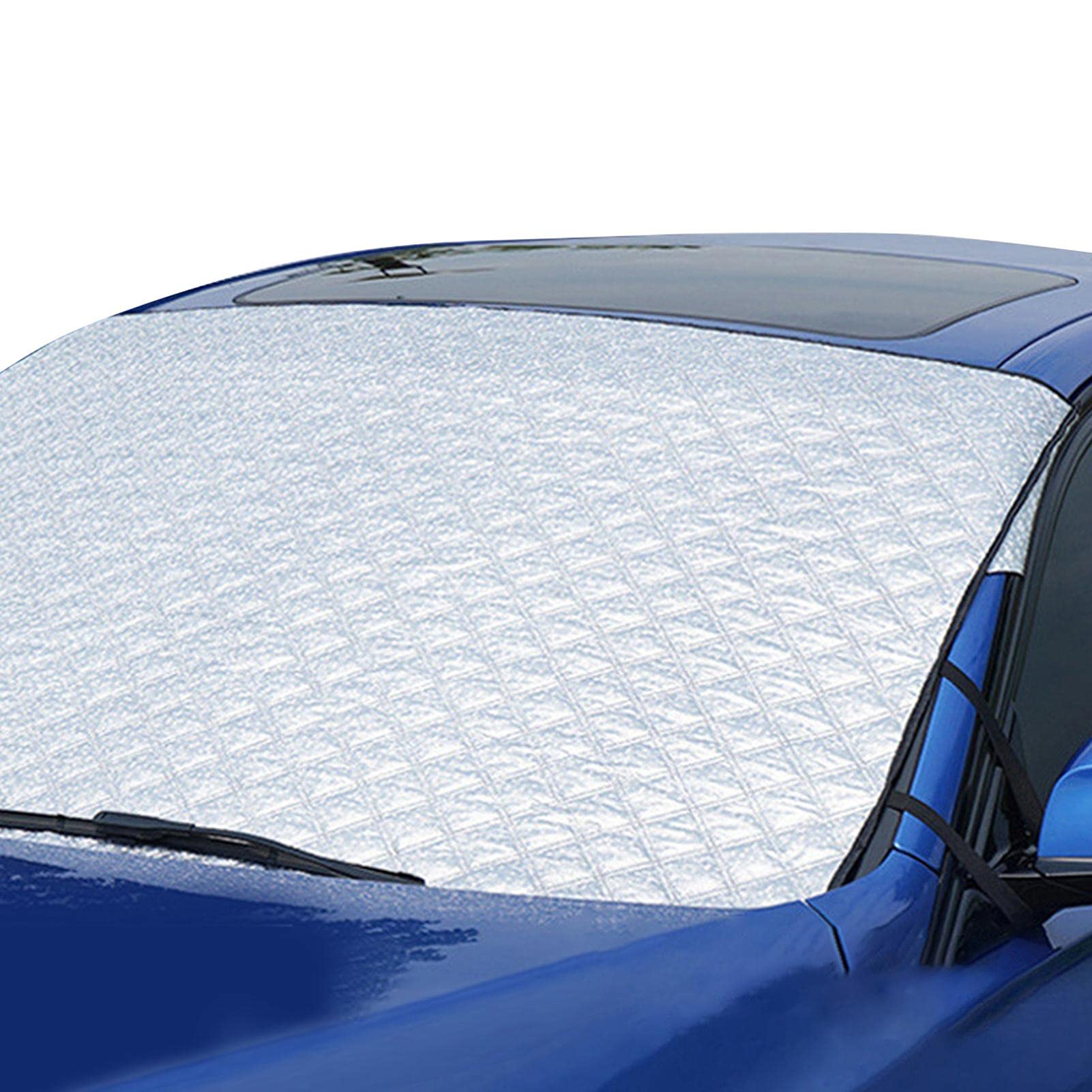 Rooeling 1 Car Windshield Cover | Car Windshield Sun Shield Cover | Snow Cover For Car Window Ultra Thick