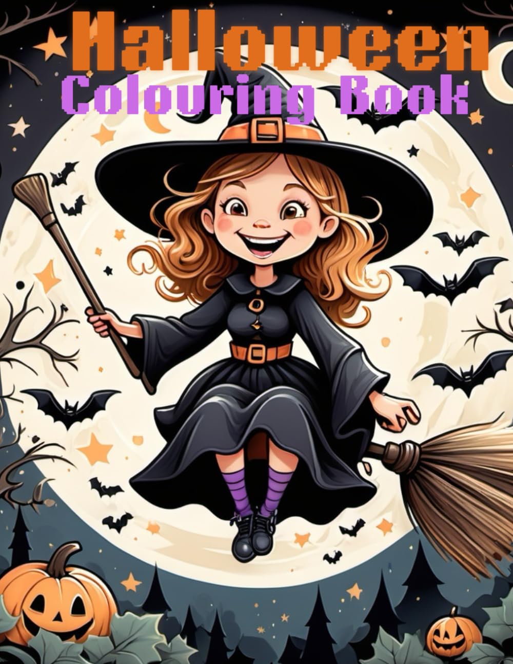 Halloween Coloring Book: Halloween kids coloring book, Spooktacular Coloring Book
