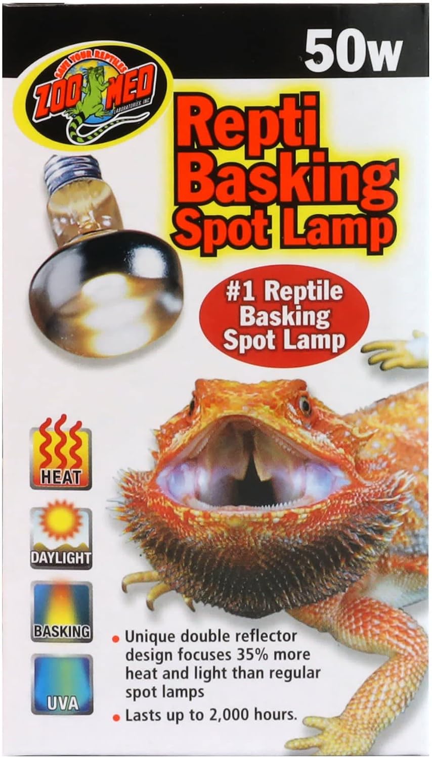 Zoo Med Repti Basking Lamp 50 Watt for Reptiles