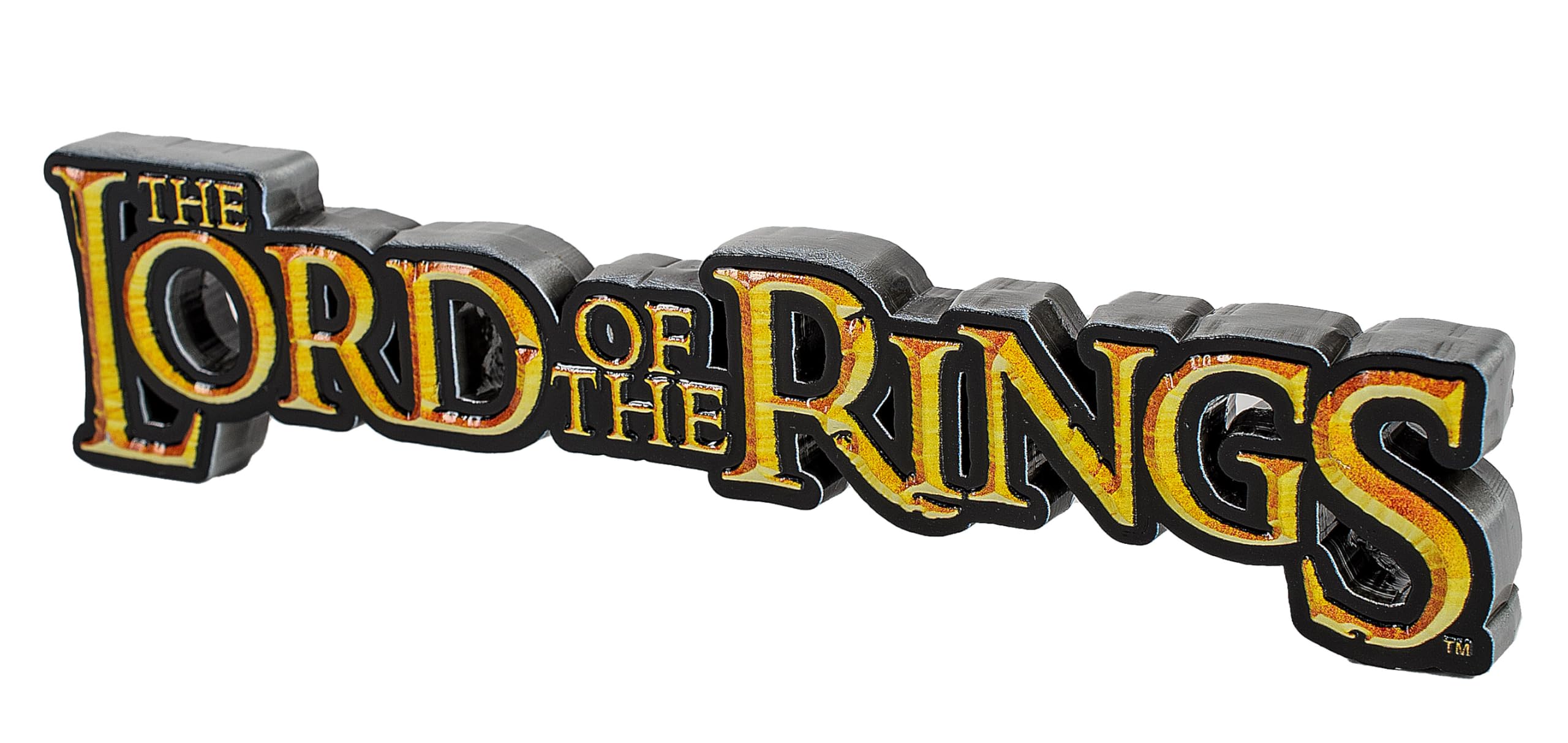 Lord of the Rings Metal Logo Collectible – Officially Licensed Premium Desk Decor for Fans – For Movie Lovers & Collectors