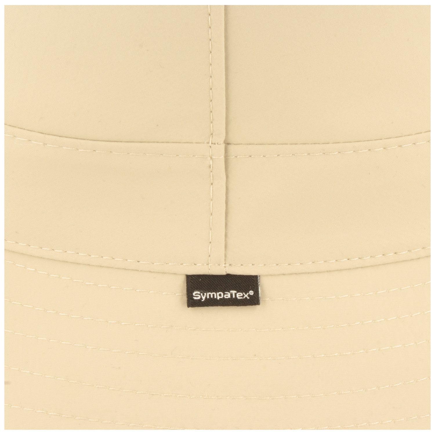 Breiter Cappello da pescatore per esterni, impermeabile, protezione UV, antivento e impermeabile, beige 61, Beige, 61