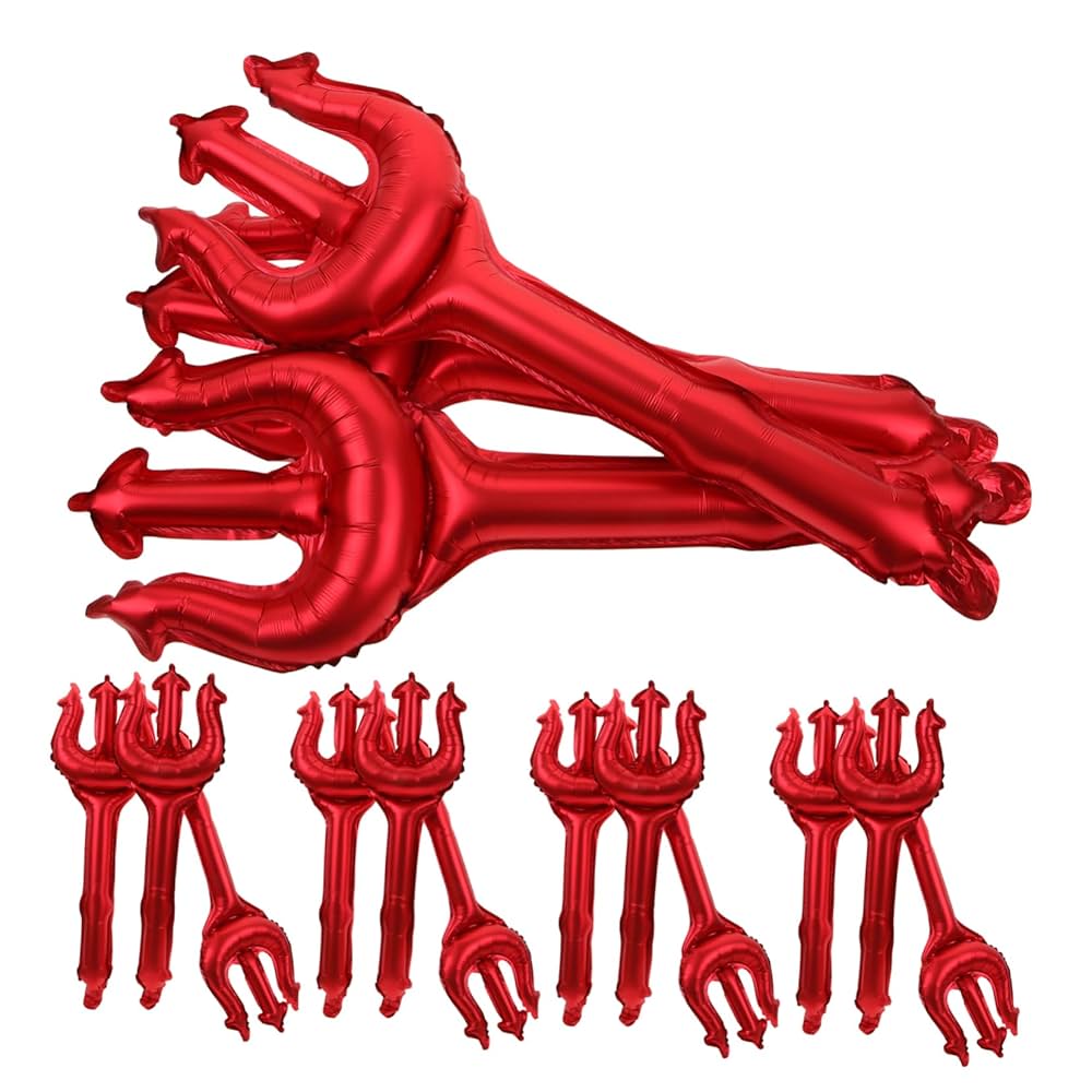 Amazon | FONDOTIN 25個 悪魔の角のあるトライデント デーモン