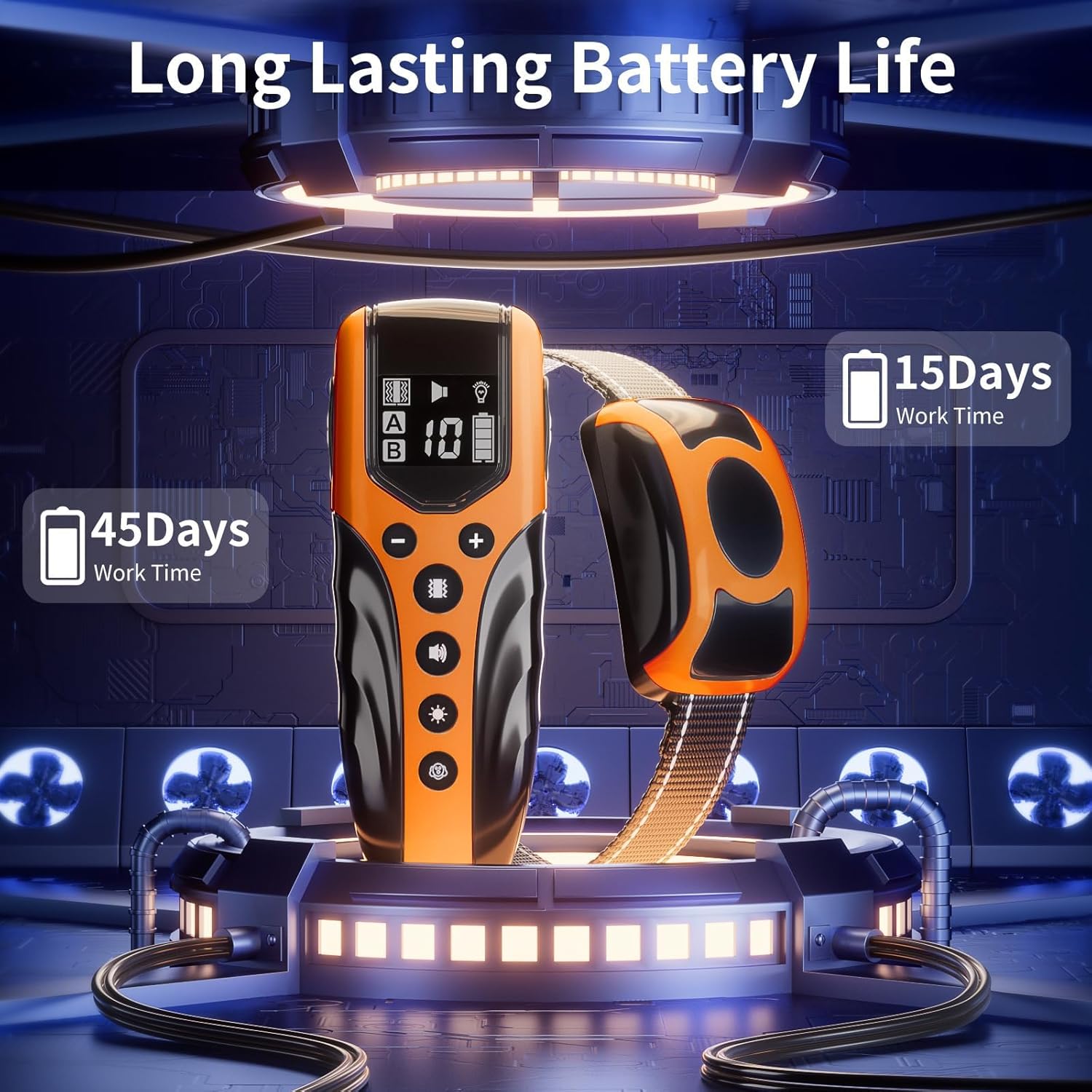 No Shock 2 Dogs Training Collar, 2025 Vibrating 2 Dogs Collar with Remote 2000ft, Beep and Vibration Collor for 2 Dogs 10-120lbs, Rechargeable/Security Lock & Humane to Stop Bad Behaviors