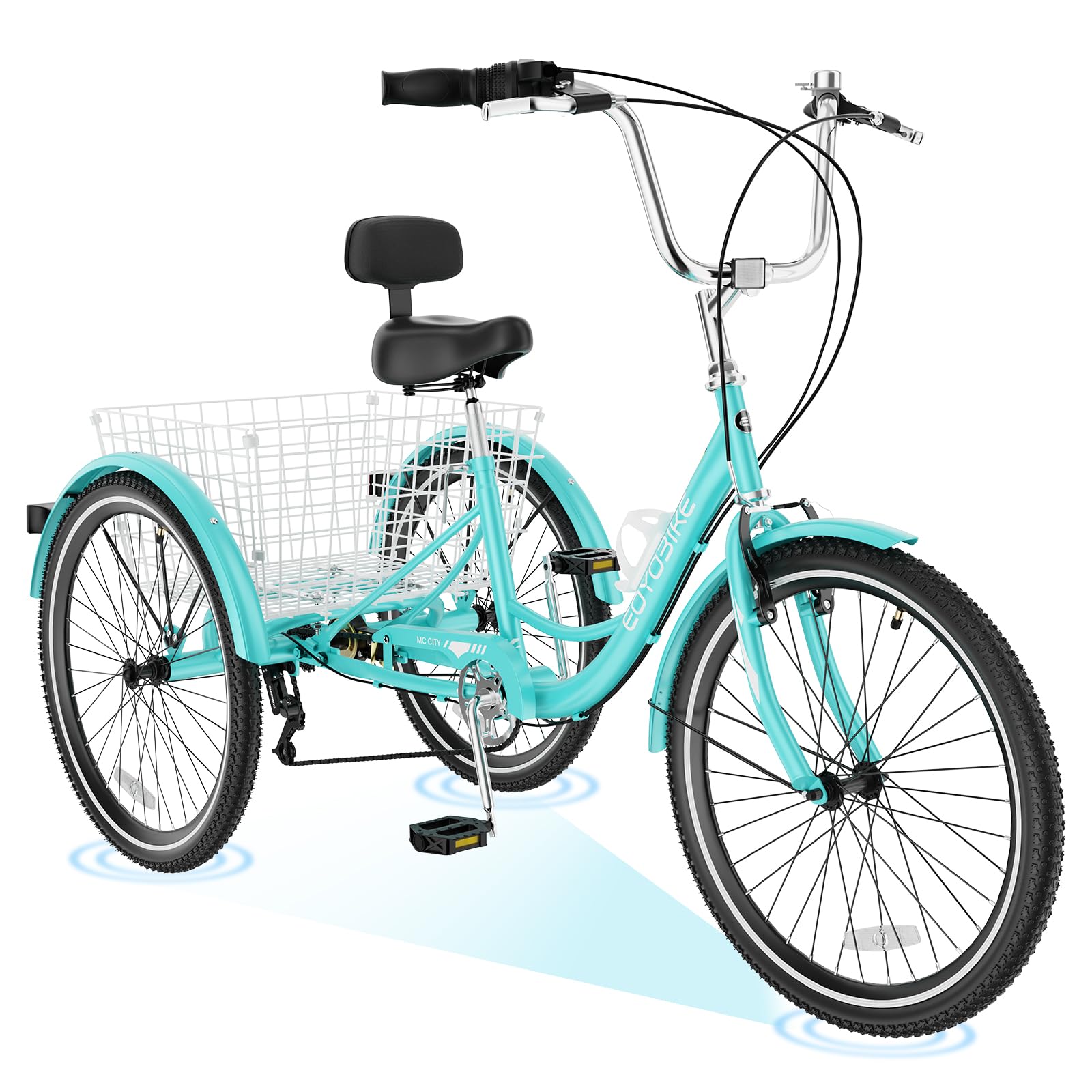 ABORON Adults Tricycle, 7-Speed