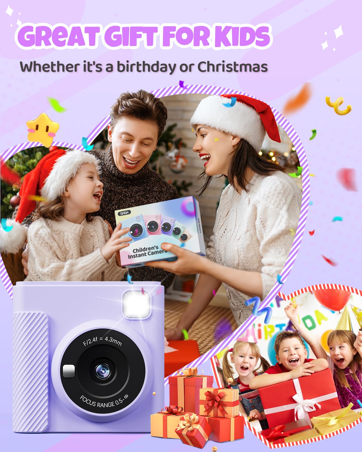 Instantan Cámara de impresión instantán... - B0DSHMJ7R6 | Encarguelo.com