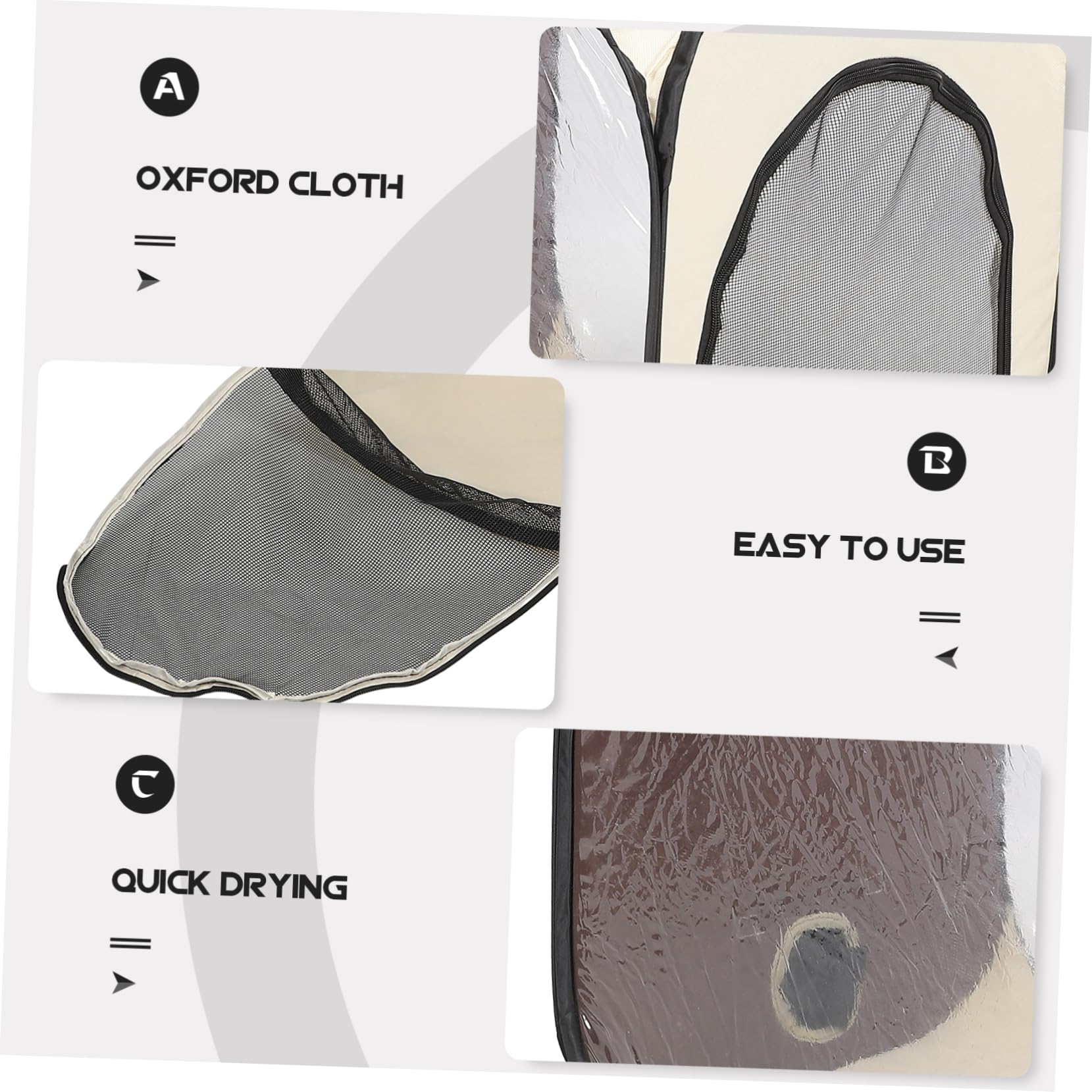 COLLBATH Sèche-Poils pour Animaux De Compagnie Boîte Portable pour Éliminer Les Nœuds Les Poils De Chat Séchage Rapide Confortable Sûr pour La Maison Les Voyages