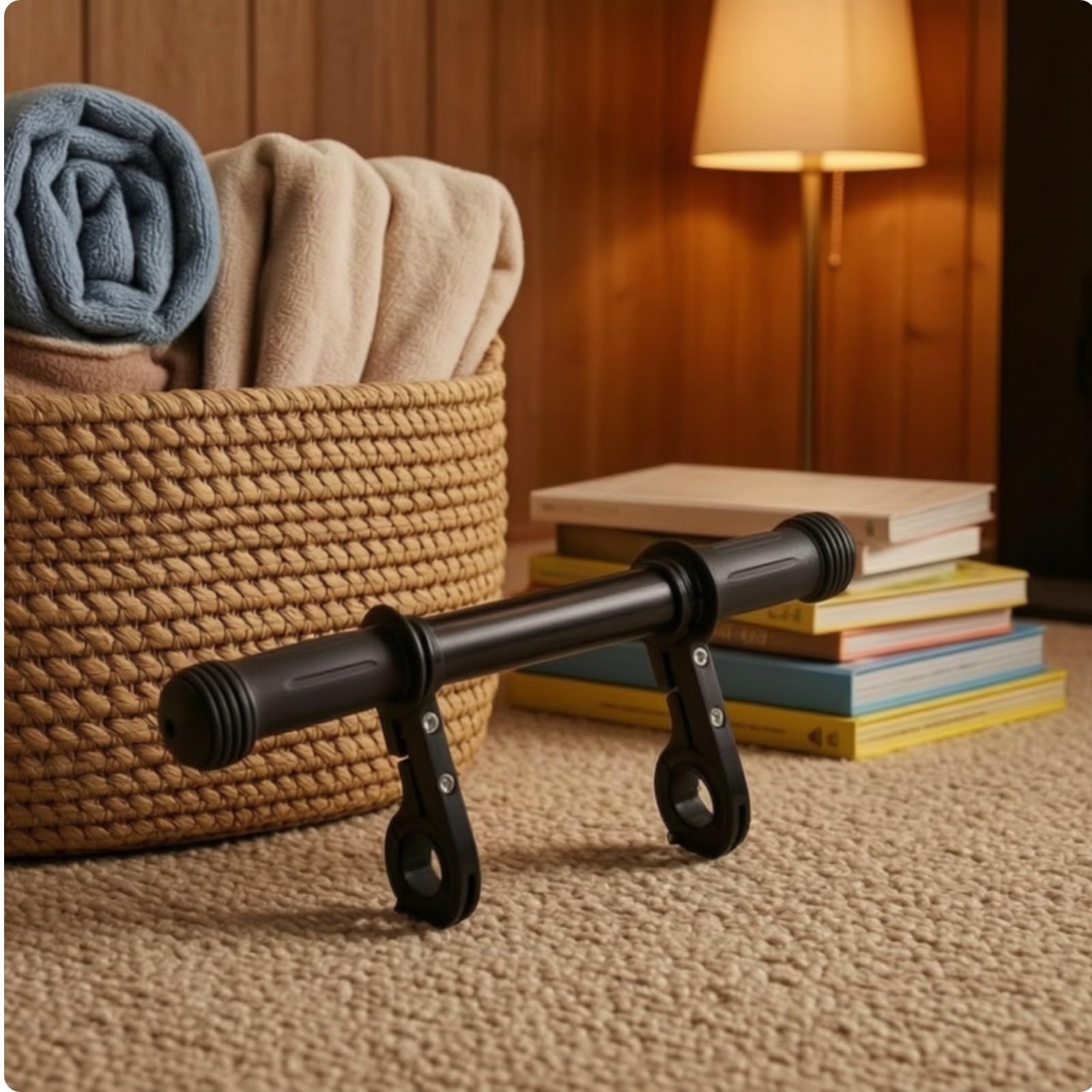Impugnatura per Bicicletta con Morsetti | Design Compatto a Basso Profilo, Ergonomico, Manubrio per Bambini, Gite familiare, Genitori