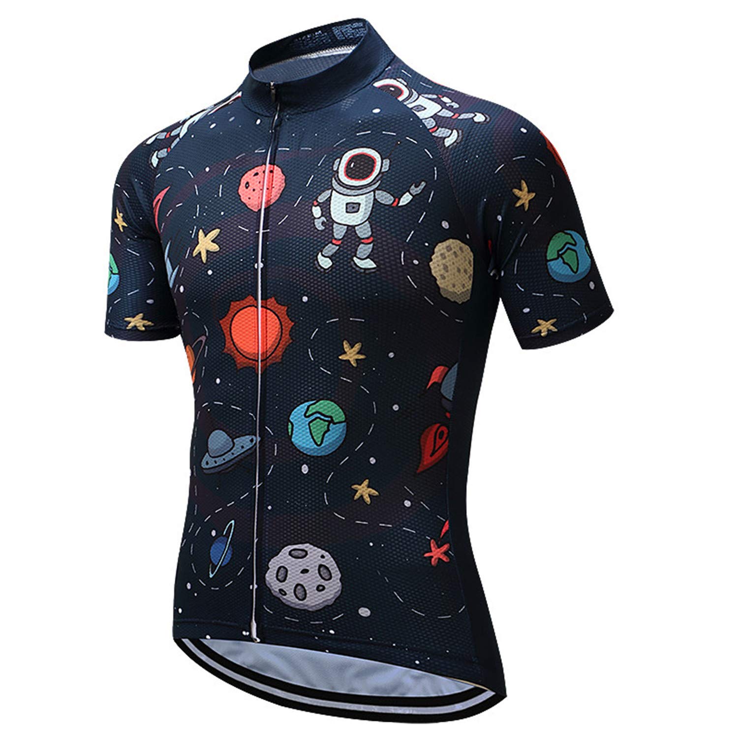 Weimostar Men's Cycling Jerseys Plaid Bike Shirts Short Sleeve Road Biking Jersey for Men Summer Bicycle Wear with 3 Pockets