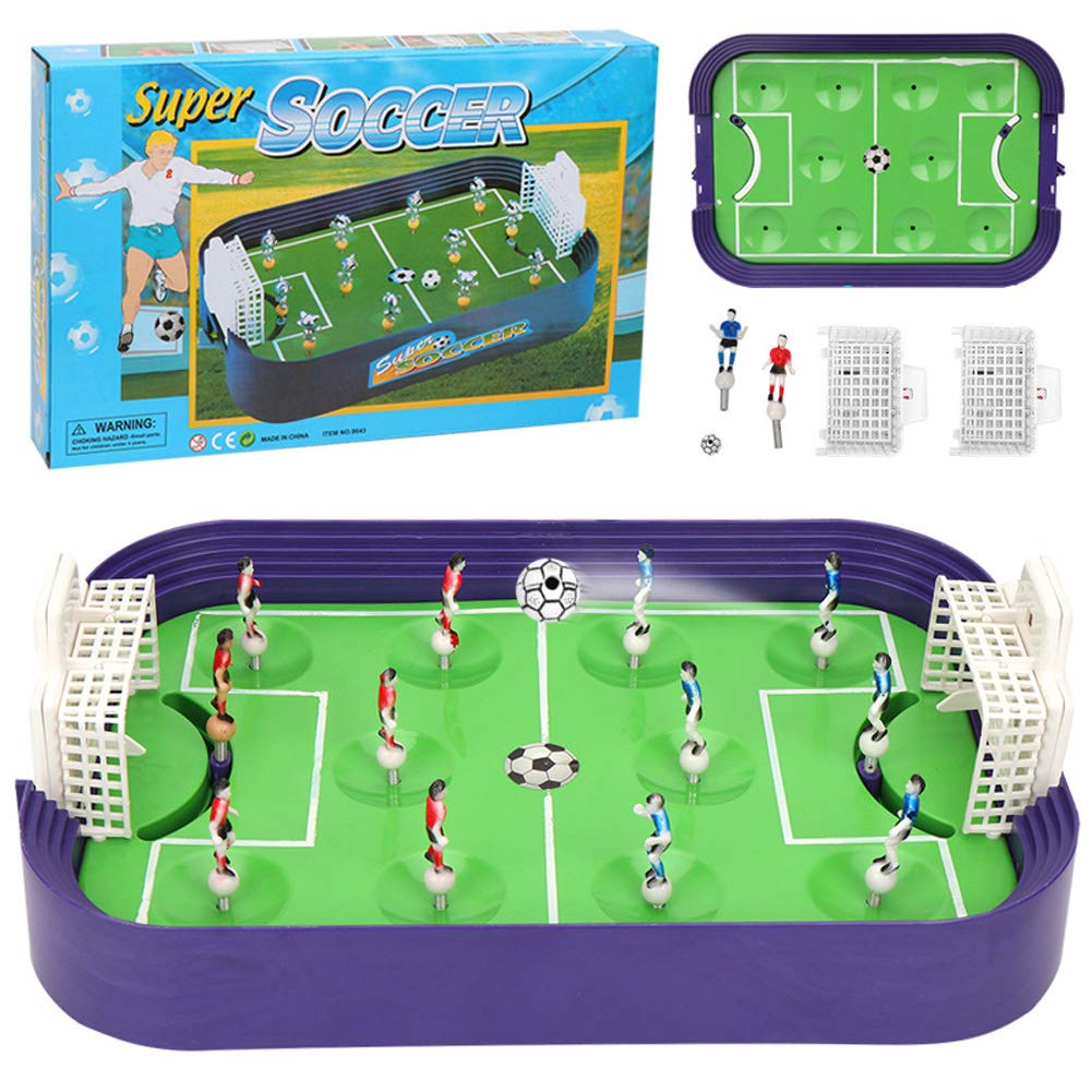ZLSDTabletop Foosball Table, Mini Soccer Field Shooting Defending Board Game, Football Sport Match for Adults And Kids