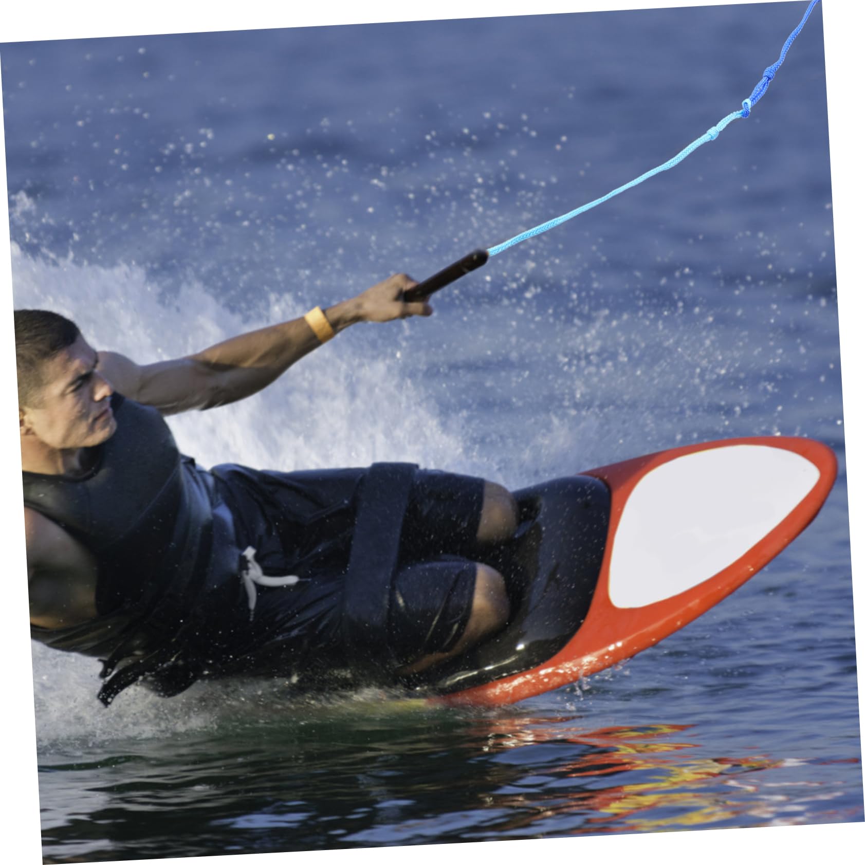Gatuida Cuerda de esquí acuático Cuerda de Remolque de esquí acuático Wakeboard línea Cuerda de de Agua Rodilleras Deportivas Bulto Accesorios Tiro de Cuerda Paseo en kayac Nylon