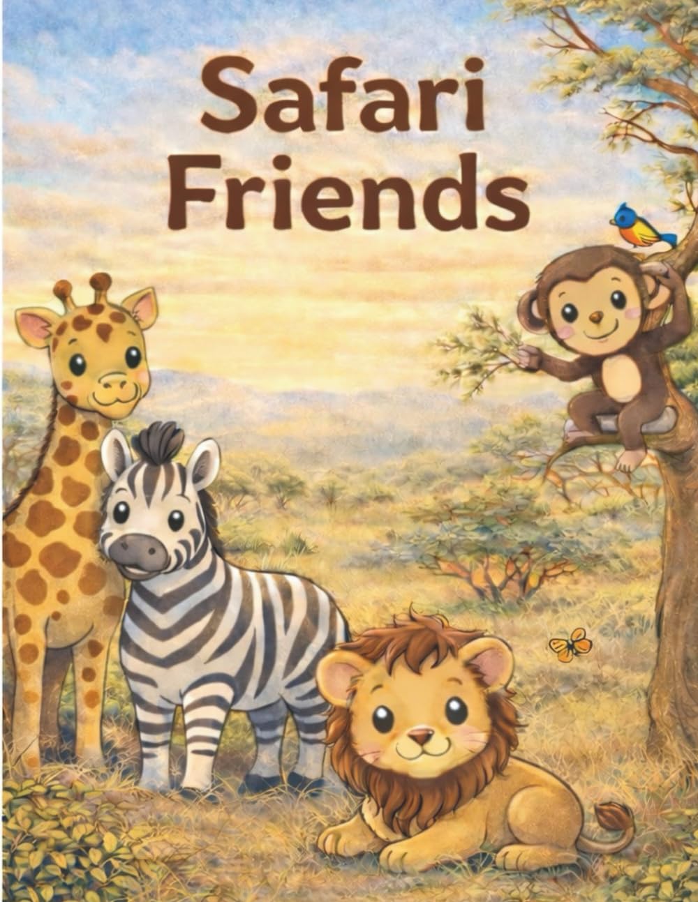 Safari Friends (Kai & Friends Mindful Colouring Series)