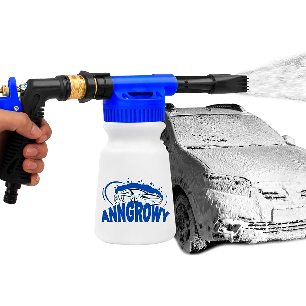 7/mo Finance anngrowy Car Wash Foam Gun Foam Cannon Garden Hose