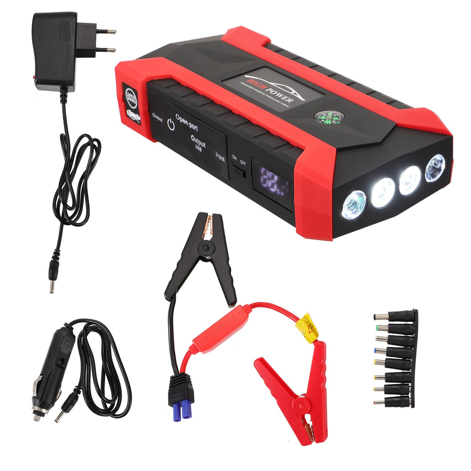 Démarreur de Voiture D’urgence 89800 Mah en Plastique pour Véhicule
