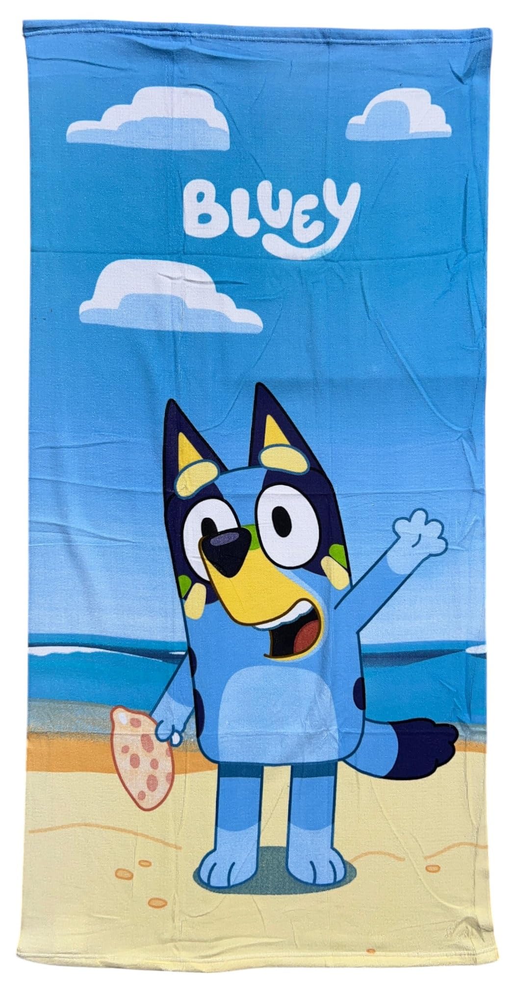 CARTOON Bluey Beach Towel Microfiber Polyester Kids 245gsm Size 70x140cm Beach Pool