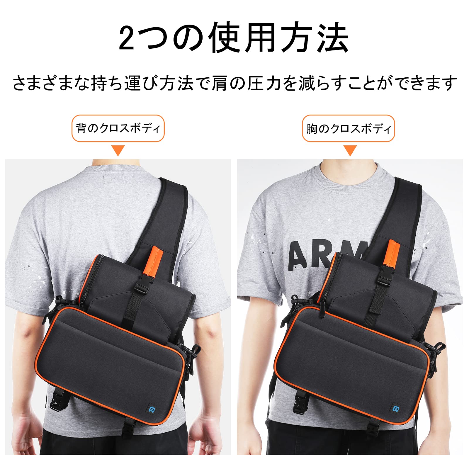 Amazon | PULUZ カメラバッグ 2way 一眼レフ スリングバッグ 防水