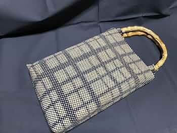 バンブー手提げ 翁格子 浅葱 Amazon.co.jp: バンブー 手提げ バッグ 翁格子柄 : おもちゃ