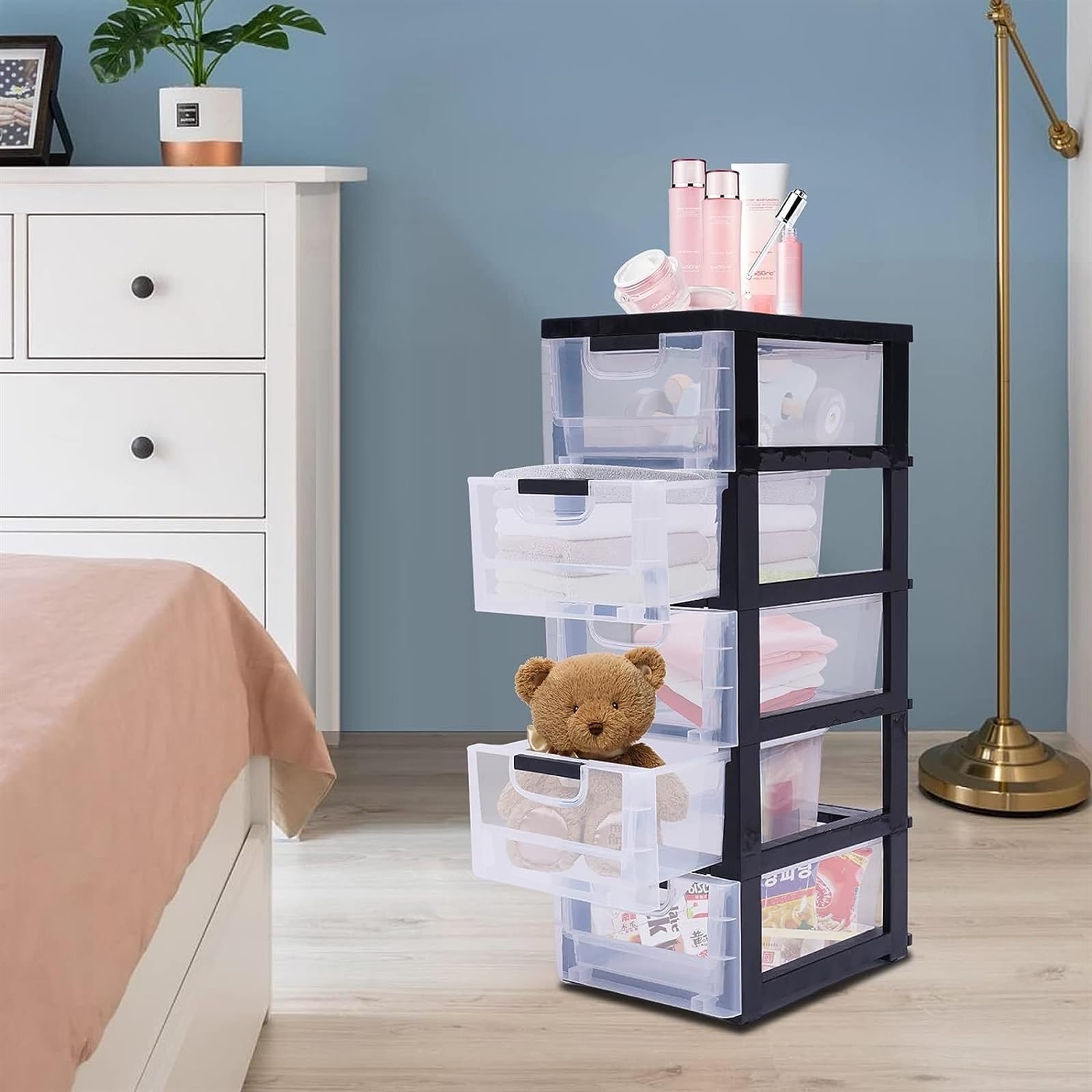 Rolling Plastic Storage Drawers Sterilite Ultra 2 Drawer Filing