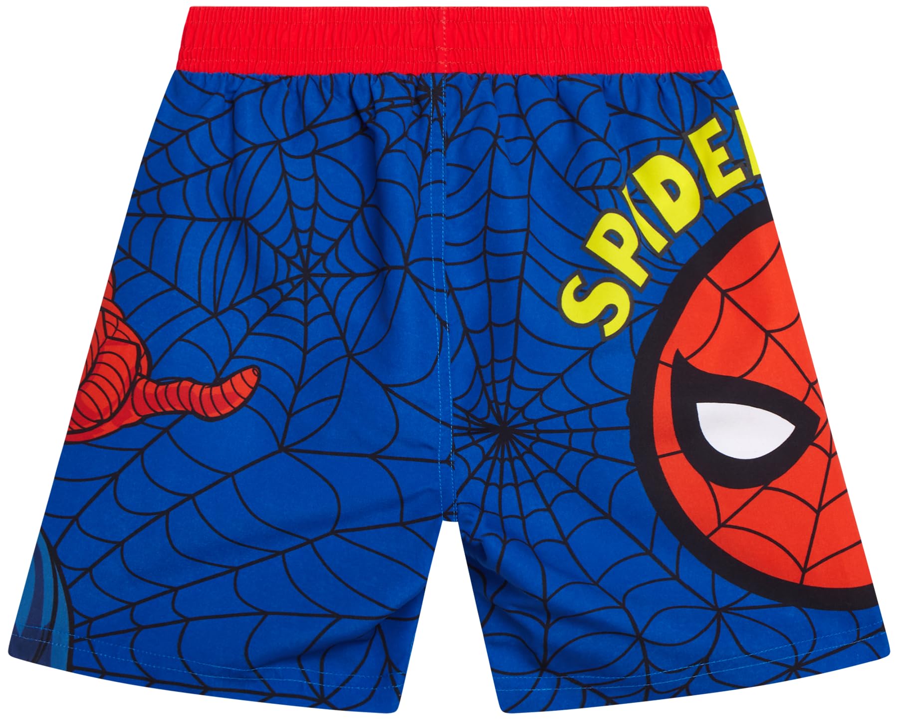Marvel Boys? Spider-Man Swim Trunks - Quick Dry Bathing Suit Shorts (2T-12), Size 5/6, Spider-Man Blue Web