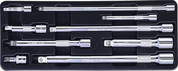 Juego de extensiones Wobble KS TOOLS 1/4+3/8+1/2 9 piezas miniatura 2
