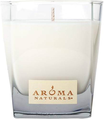 Miniatura 5 de Aroma Naturals Tranquility - Vela de soja cuadrada de vidrio, lavanda, 6.8 onzas