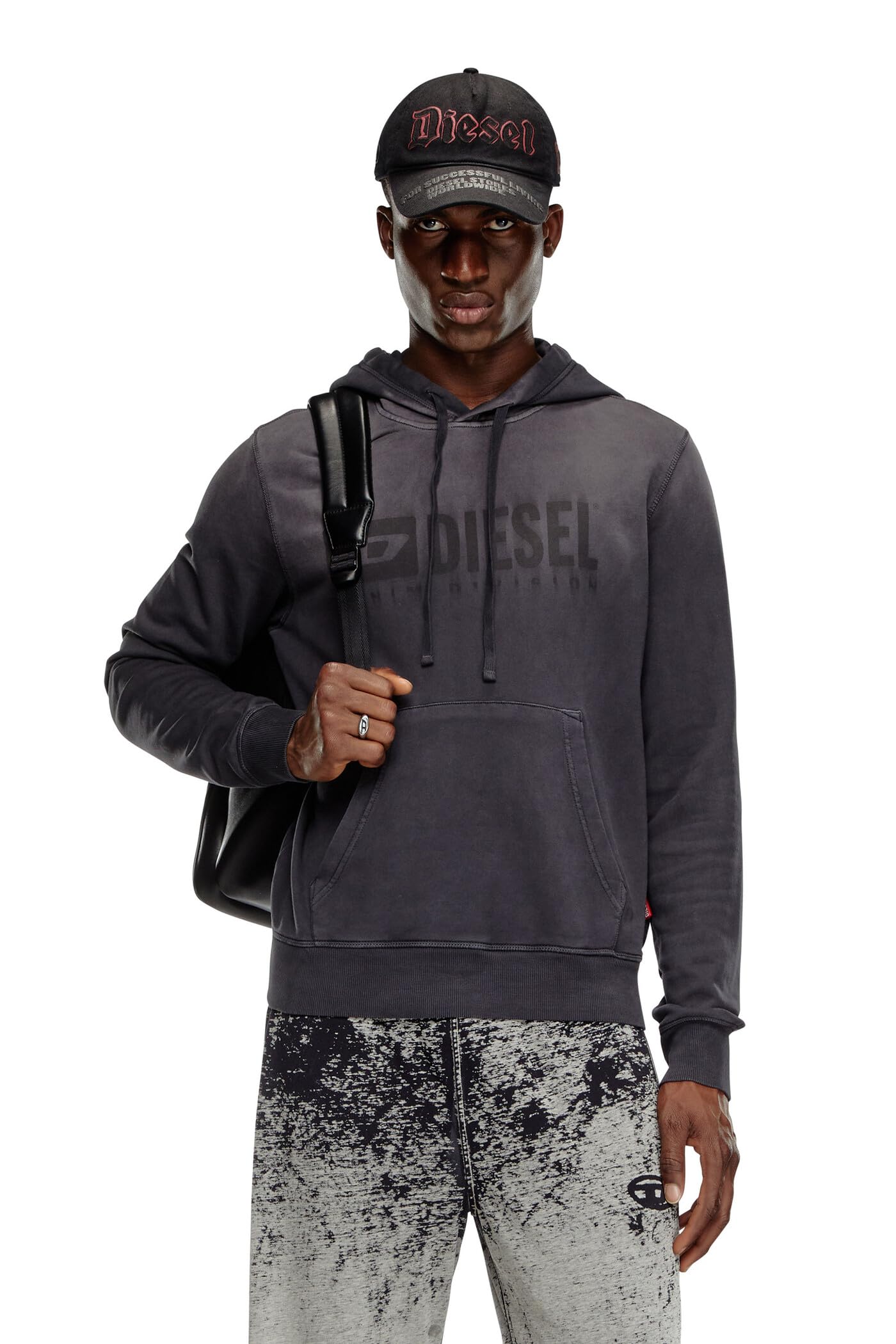 Diesel_S-GINN-HOOD-K44 FELPA_SWEATSHIRT_Black_XXL Große Größen